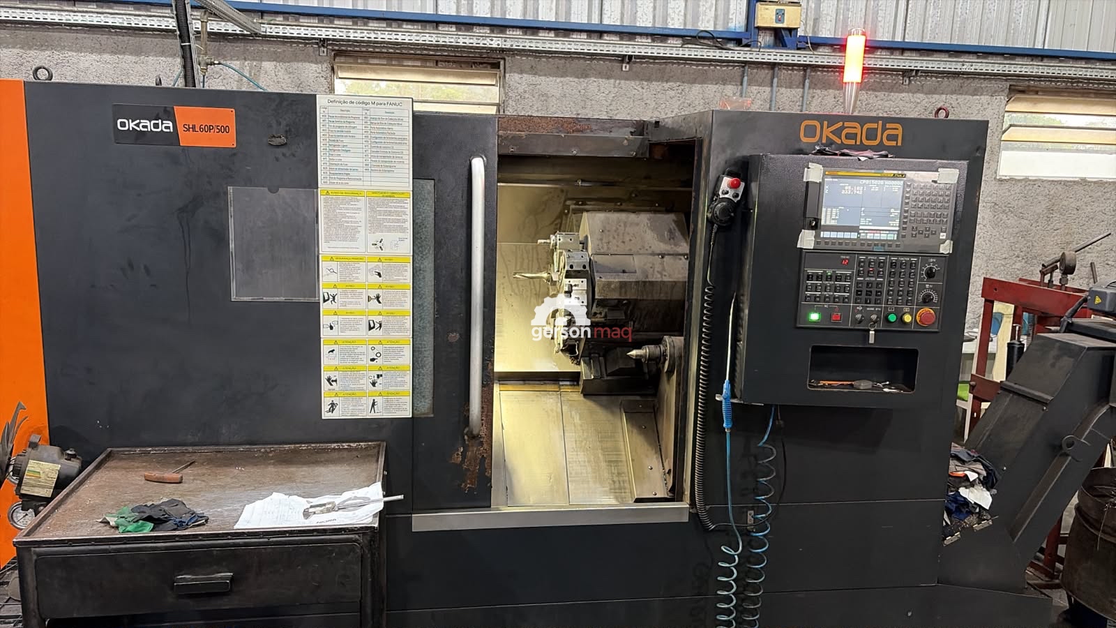 TORNO CNC OKADA SHL 60P/500 - ANO 2023 - 330 X 540 mm